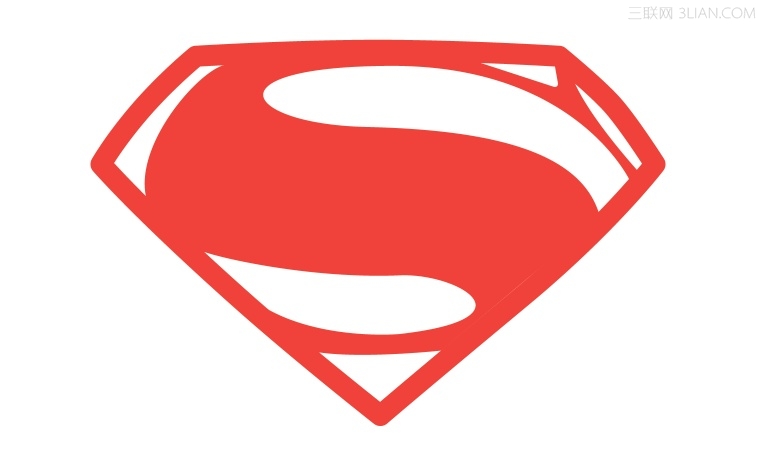 超人标志图标PS设计教程3
