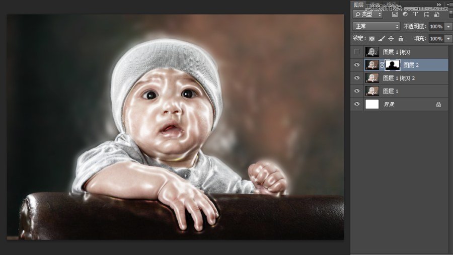 Photoshop制作个性质感的塑料宝宝13