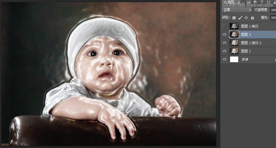 Photoshop制作个性质感的塑料宝宝10