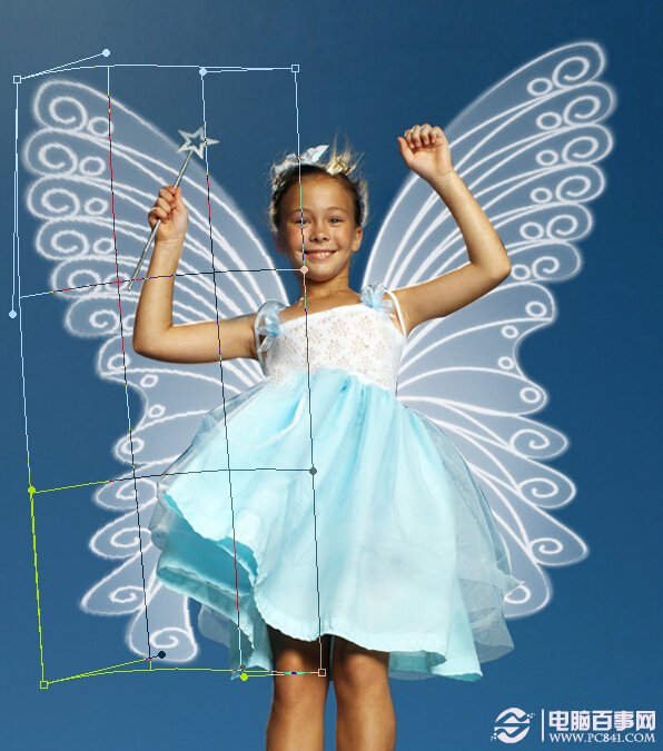 Photoshop给小女孩加上梦幻的天使翅膀14