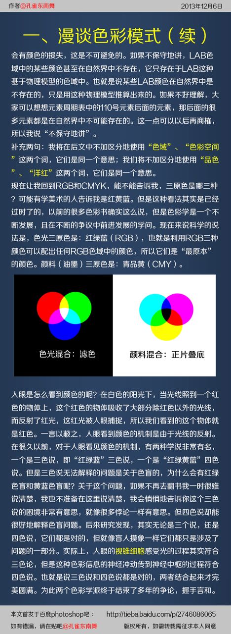 Photoshop详细详细解析色彩模式和调色原理2