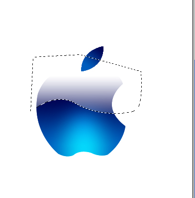 Photoshop绘制一个水晶苹果标志9