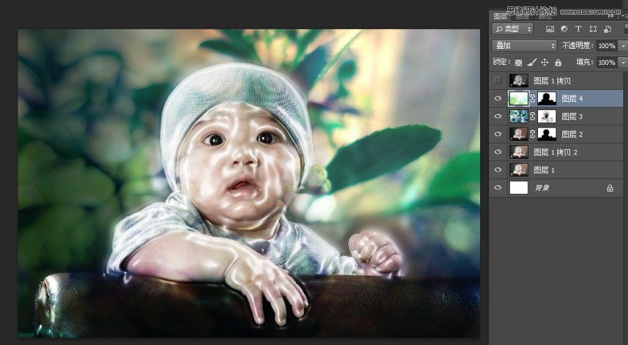 Photoshop制作个性质感的塑料宝宝18