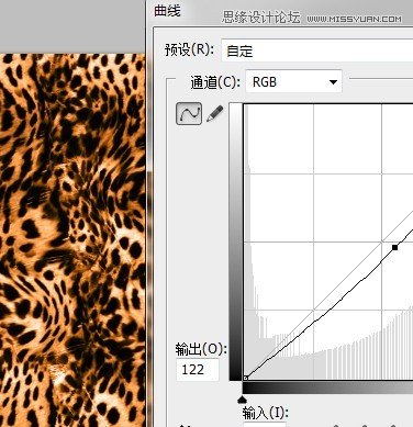 Photoshop制作逼真的豹纹花型图案教程7
