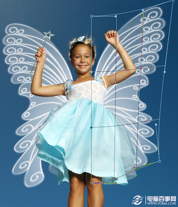 Photoshop给小女孩加上梦幻的天使翅膀13