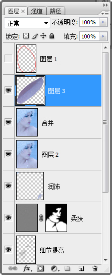 Adobe Photoshop肖像修饰技巧之高调人像（中）11
