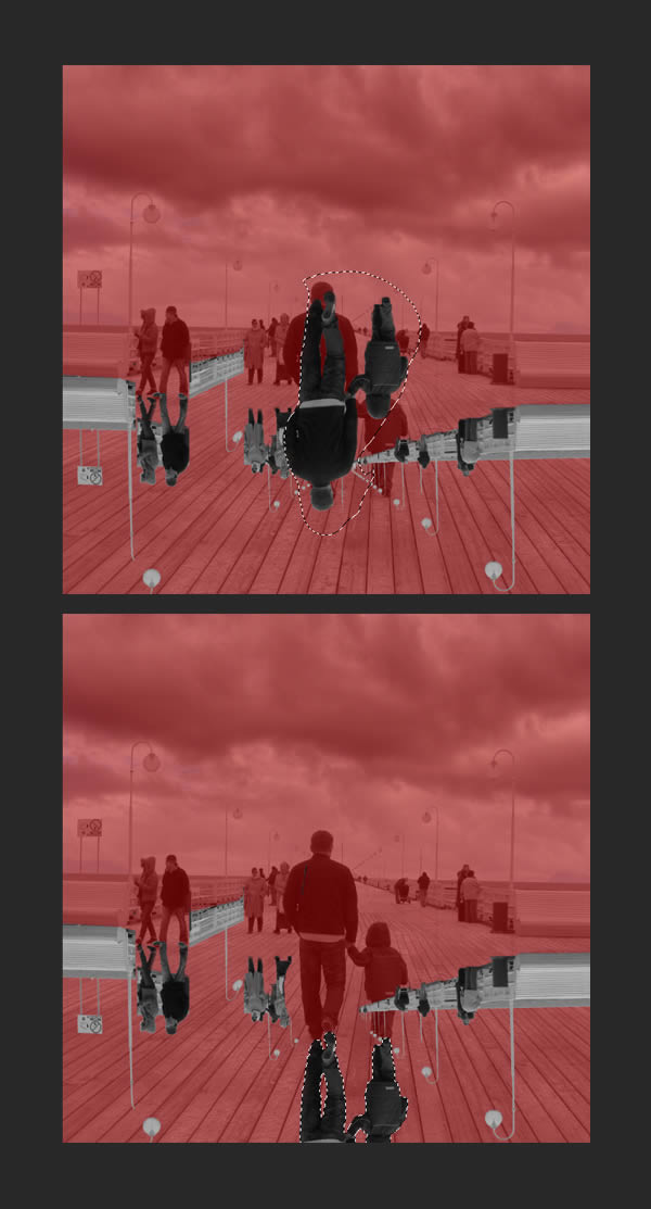 Photoshop添加生动的雨效果24