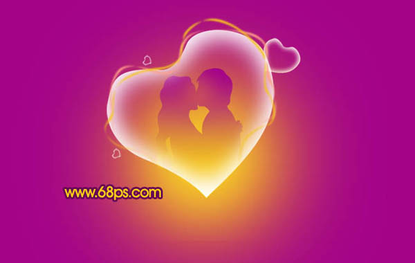 Photoshop制作一张浪漫的情人节海报15