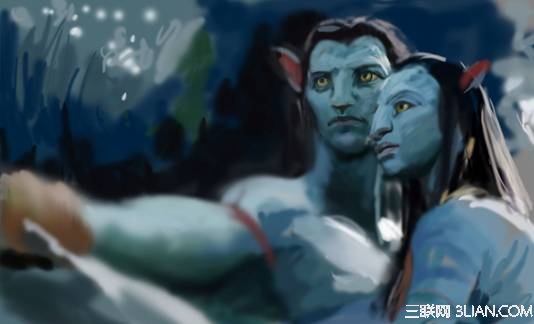 Photoshop绘制《Avatar》的3D静帧图像2