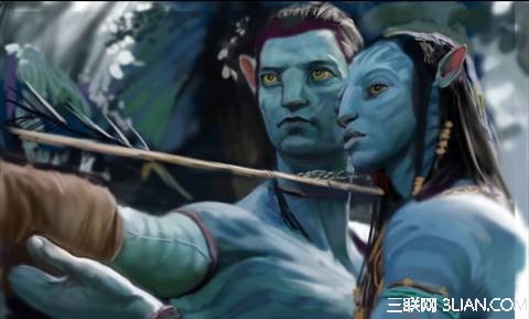 Photoshop绘制《Avatar》的3D静帧图像9