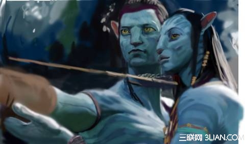 Photoshop绘制《Avatar》的3D静帧图像8