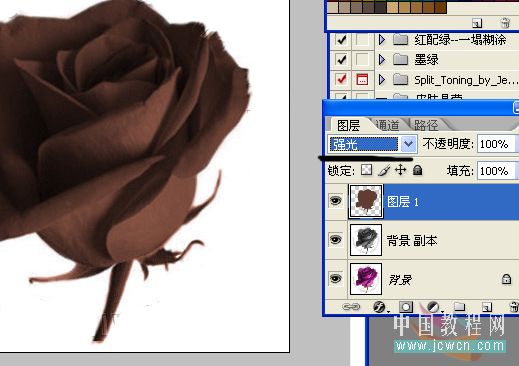 Photoshop制作诱人巧克力玫瑰5