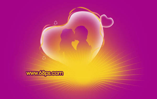 Photoshop制作一张浪漫的情人节海报18