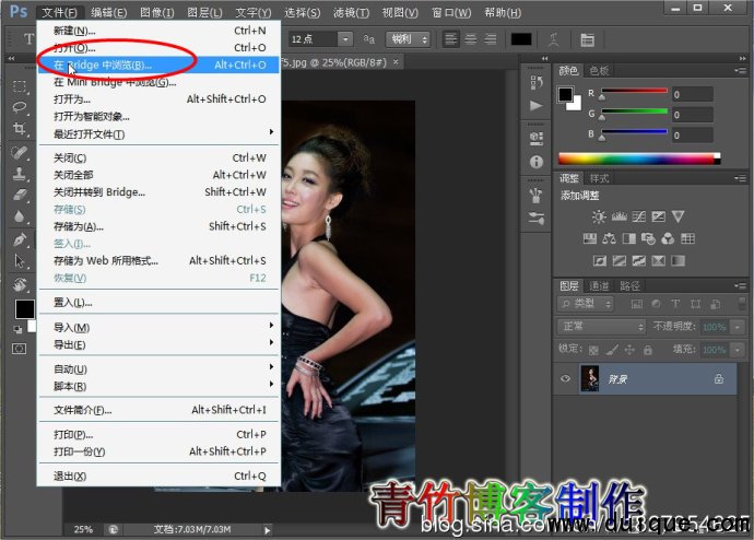 ps制作镜像照片对称图教程3