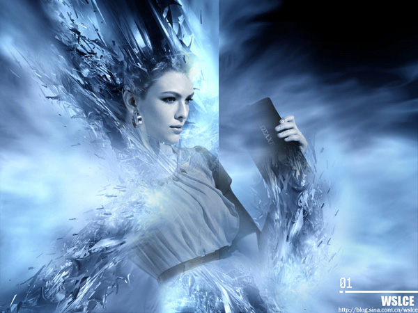 photoshop打造超酷的抽象流体艺术海报1