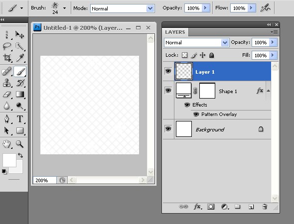 Photoshop中创建多种样式的网格背景图案教程10