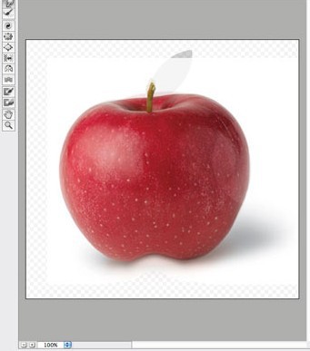 PS简单制作最真实的苹果标志4