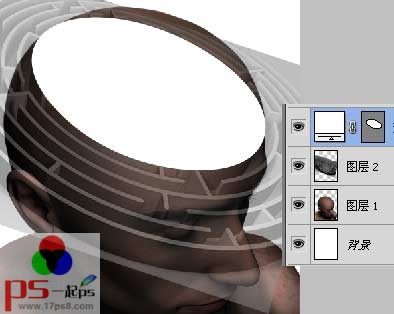 photoshop打造奇特的大脑迷宫5