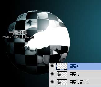 photoshop制作破碎球体11