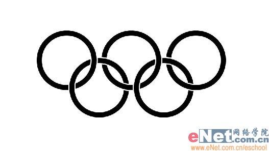 金属质感的奥运五环标牌制作2