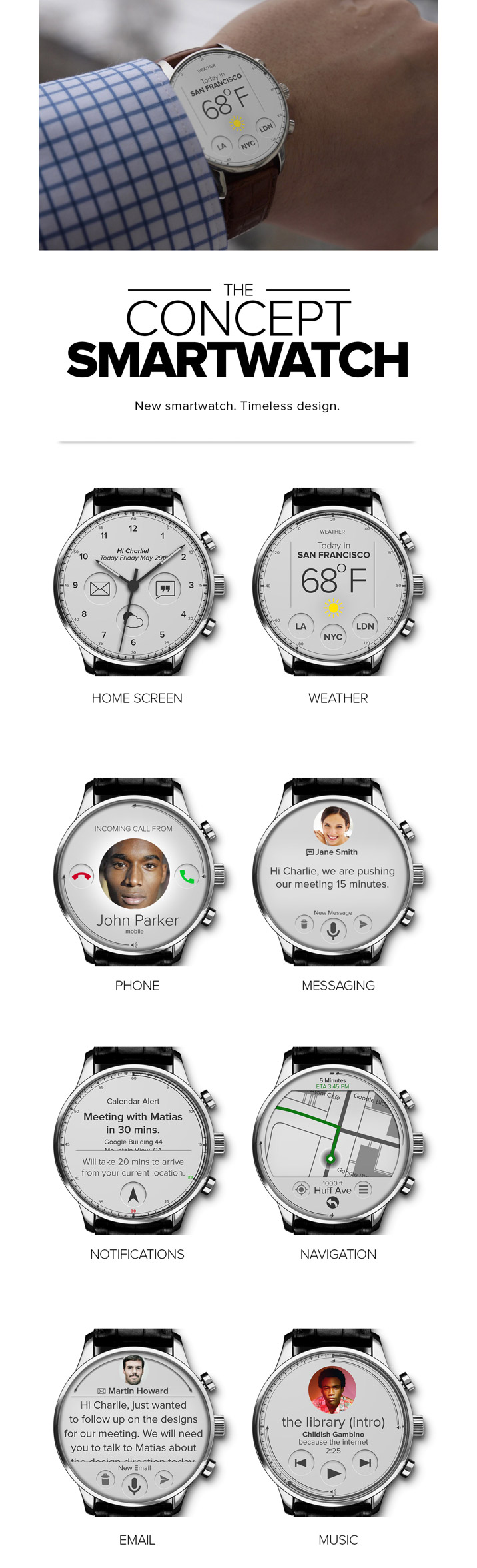 20个值得学习的智能手表UI设计案例9