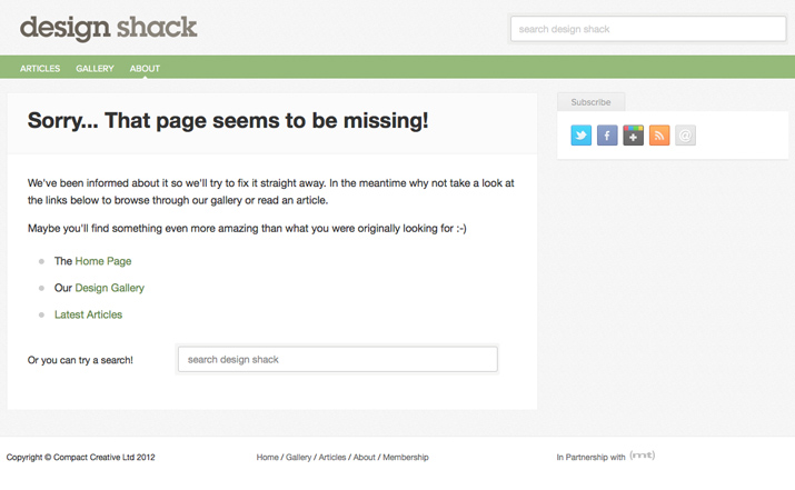 如何打造善意优雅的404页面？1