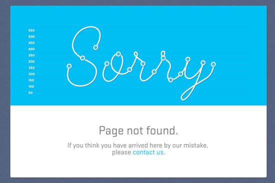 那些创意有趣的404页面16