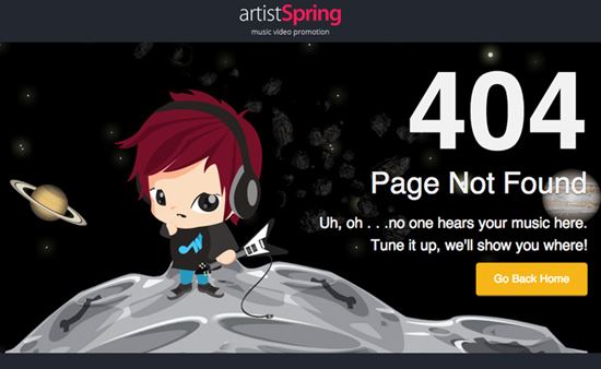 那些创意有趣的404页面12
