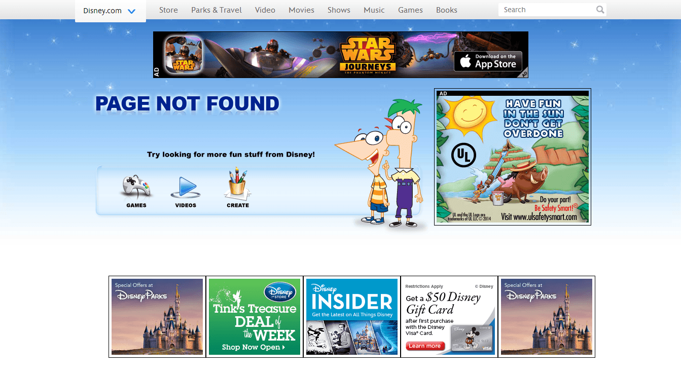 不容错过的优秀404页面设计指南8