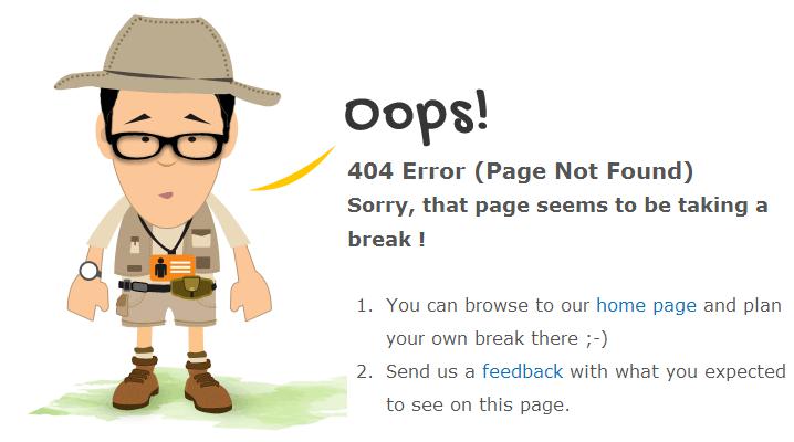 24个案例教你如何设计网站的404错误页面10