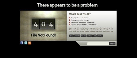改善网站用户体验 30个创意独特的404错误页面设计14