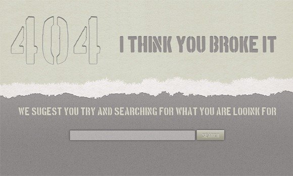 改善网站用户体验 30个创意独特的404错误页面设计16