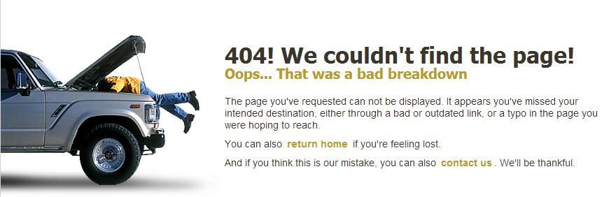 24个案例教你如何设计网站的404错误页面13
