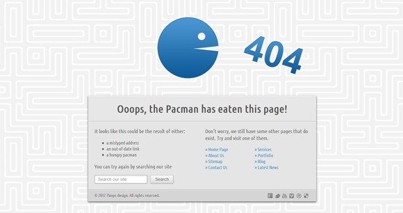 改善网站用户体验 30个创意独特的404错误页面设计21