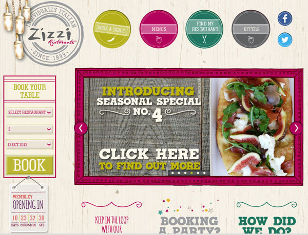 30个美食餐饮类创意网站设计9