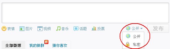 谈sina微博发布环节的交互2