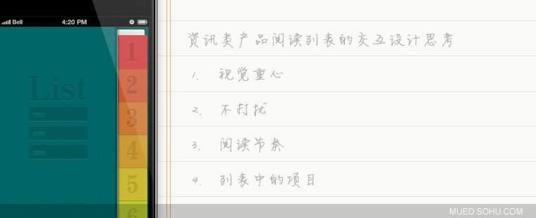资讯类产品阅读列表的交互设计思考1