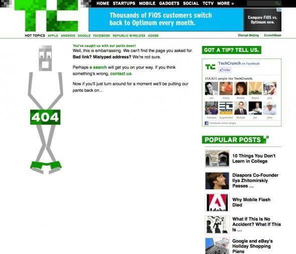站长可以参考 极富创意的404页面1