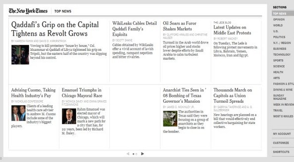 纽约时报是怎么用HTML 5设计在线阅读产品1