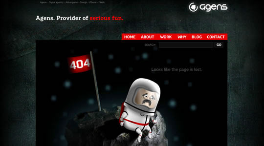 40个趣味创意的404错误页面1