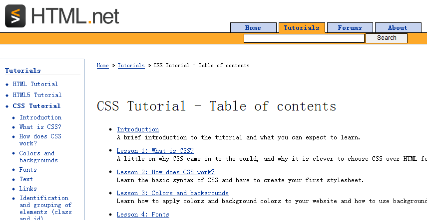 10个提供免费CSS教程的顶级网站1