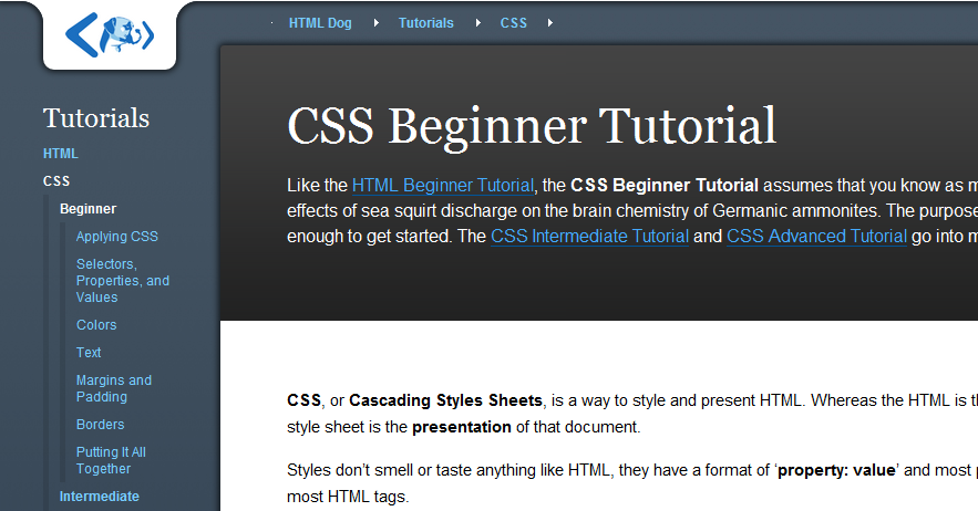 10个提供免费CSS教程的顶级网站4