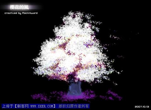 FireWorks教程：DIY树叶笔触画一棵树10