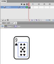 Flash CS4教程：制作切换扑克牌效果7