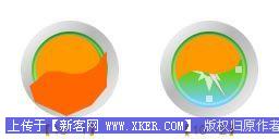 Fireworks8 绘制精致指南针图案10