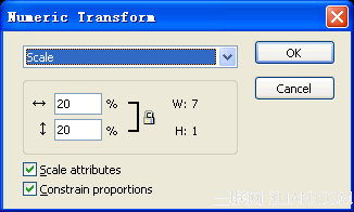 Fireworks做马赛克文字特效4