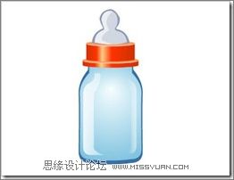 Flash绘图功能制作奶瓶标志26