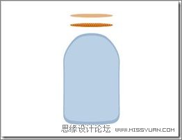 Flash绘图功能制作奶瓶标志7