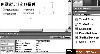 Flash轻松搞定单选题制作1