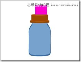 Flash绘图功能制作奶瓶标志14
